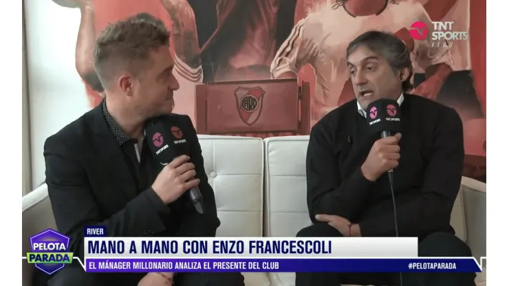 Francescoli y un nuevo refuerzo de River.
