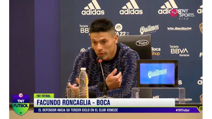 "Un lapsus": el particular blooper que se dio en la presentación que Boca le hizo a Roncaglia