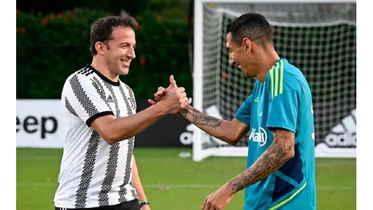 VIDEO | El imperdible desafío entre Di María y Del Piero en Juventus