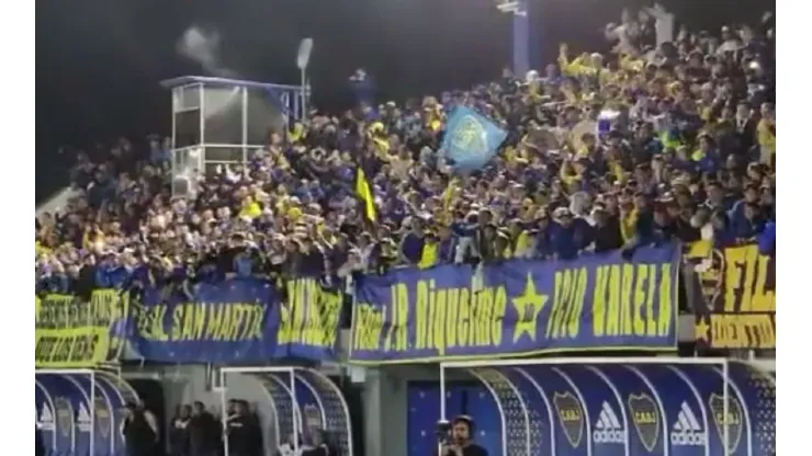 El hincha de Boca ya palpita el Superclásico: copó la tribuna del fútbol senior y se acordó de River