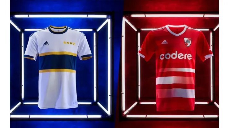 Presentaron oficialmente las camisetas alternativas de Boca y River.
