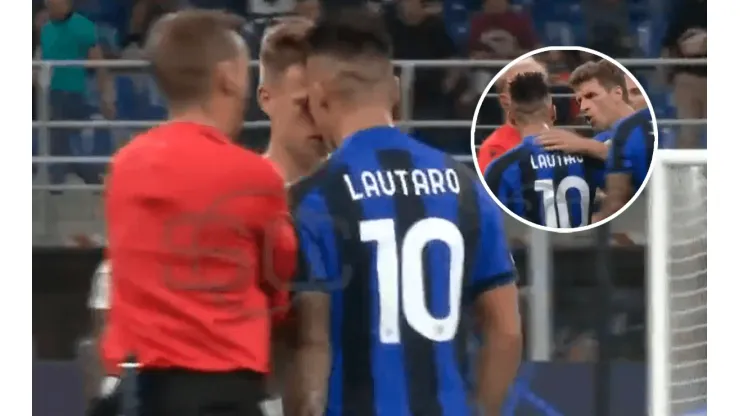 VIDEO | Le negó el saludo: fuerte cara a cara entre Lautaro Martínez y Kimmich