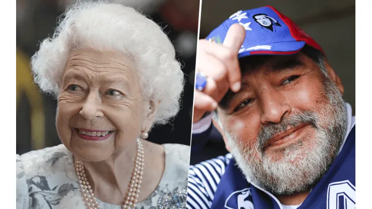 El día que la Reina Isabel II le ofreció ser presidente de una ONG a Maradona