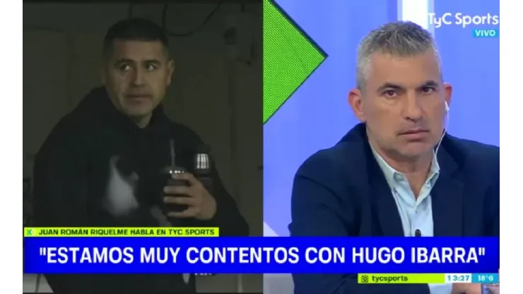 El cruce entre Riquelme y Guido Glait al aire: "¿Puedo terminar o no?"