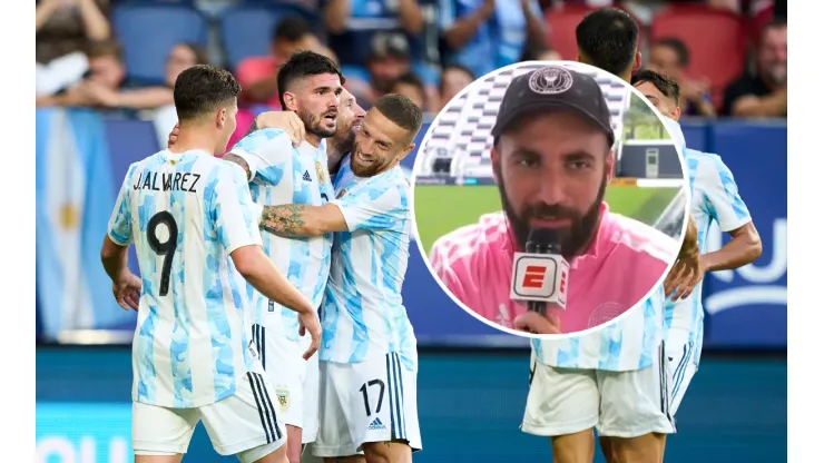 Higuaín eligió a su favorito de la Selección Argentina: "Es mi debilidad"