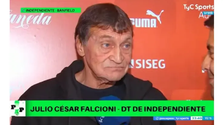 La respuesta de Falcioni cuando le preguntaron por el partido contra Boca: "Las conjeturas..."