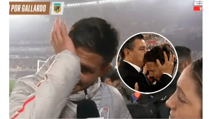 VIDEO | "Lo amo": el alcanzapelotas de River que se quebró al hablar de Gallardo