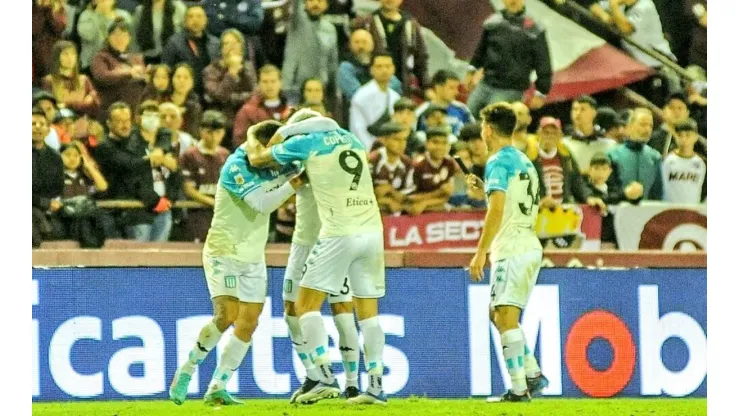 Copetti lo subió a la punta: Racing le ganó a Lanús y dejó a Boca como escolta