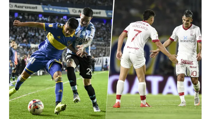 Boca, Racing y Huracán, protagonistas de la LPF.
