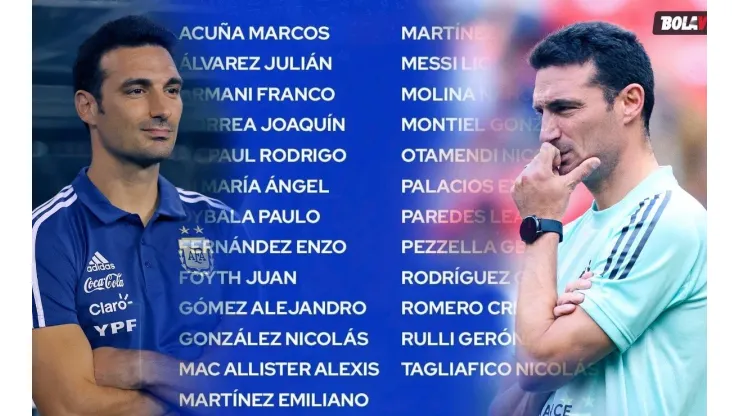 Sólo 9 repitieron y Messi no está entre ellos: la primera y la última convocatoria de Scaloni.
