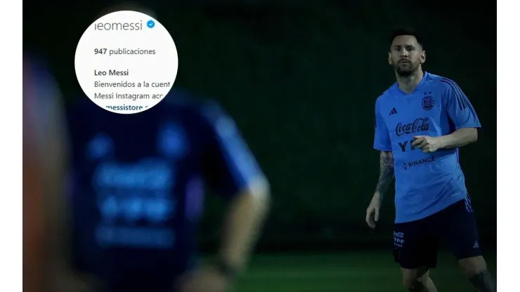 ¡A horas del Mundial! El jugador de la Selección que Messi empezó a seguir en Instagram