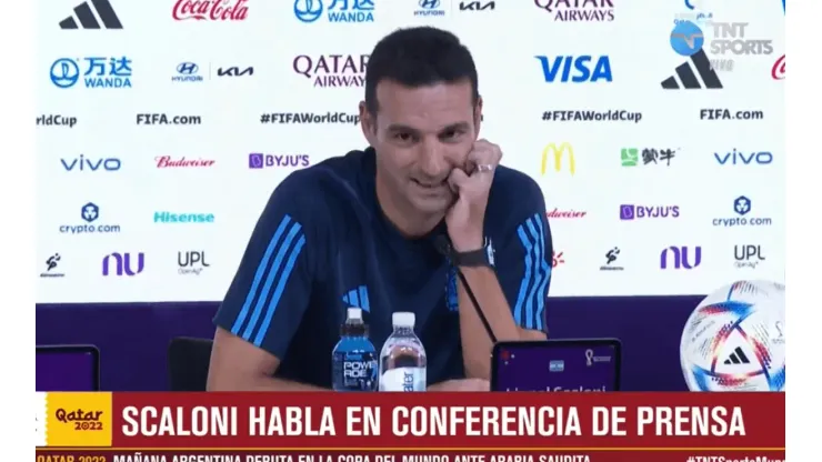 VIDEO | La cara de Scaloni cuando en conferencia de prensa le preguntaron por Enzo Pérez