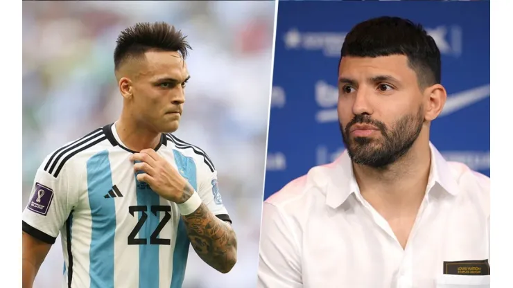 La respuesta de Lautaro Martínez a los dichos del Kun Agüero: "Es una opinión de él"