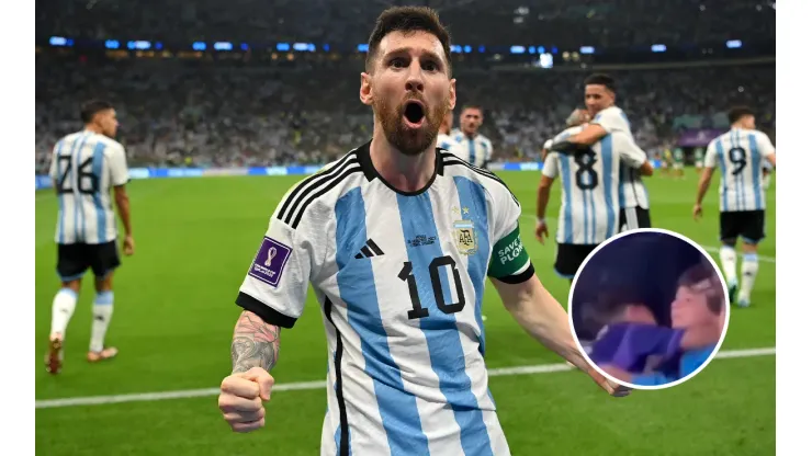 VIDEO | La reacción de Mateo Messi en el golazo de Leo ante México