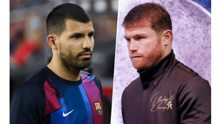 Kun Agüero defendió a Messi y cruzó a Canelo Álvarez: "No sabes de fútbol"