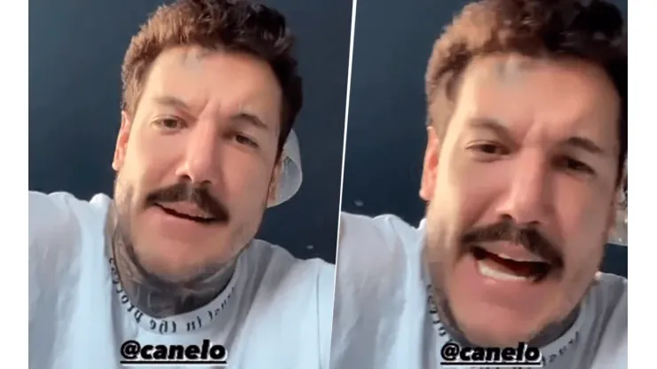 Alex Caniggia también cruzó a Canelo Álvarez para defender a Messi: "Chupa japi"