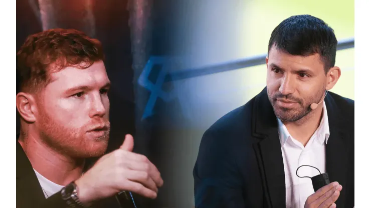 Otro fuerte cruce entre Canelo y el Kun Agüero: "Hay que tener huevos"
