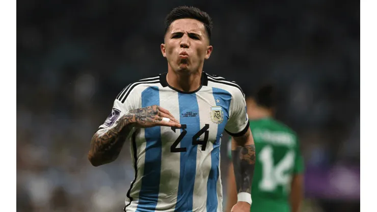 Enzo Fernández, uno de los protagonistas de la Selección de Argentina en el inicio de Qatar 2022
