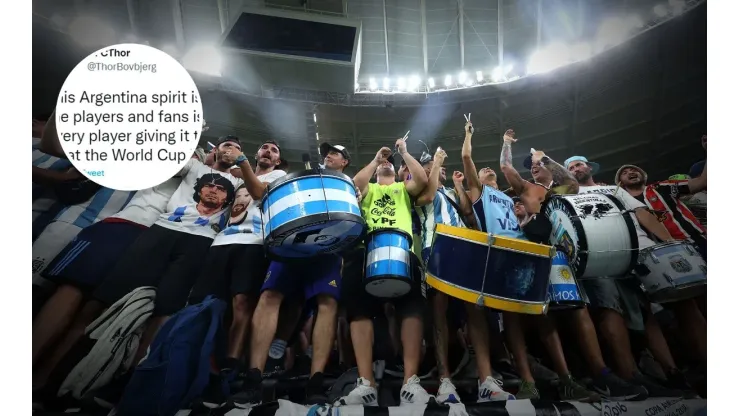 El mundo entero se rinde a los pies de la hinchada argentina en Qatar: "Insano"