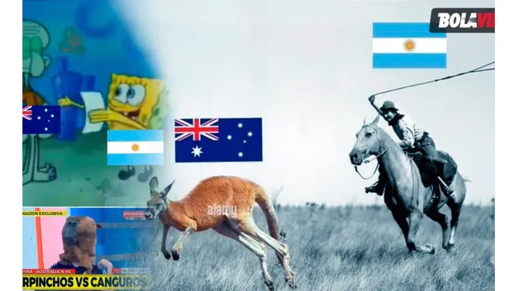 Los mejores memes de Argentina vs. Australia.
