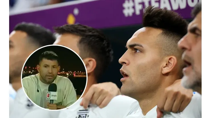 Tras la polémica, el Kun Agüero bancó a Lautaro: "Va a ser clave"