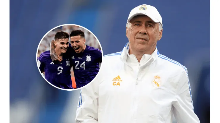 El increíble elogio de Ancelotti para Julián Álvarez y Enzo Fernández