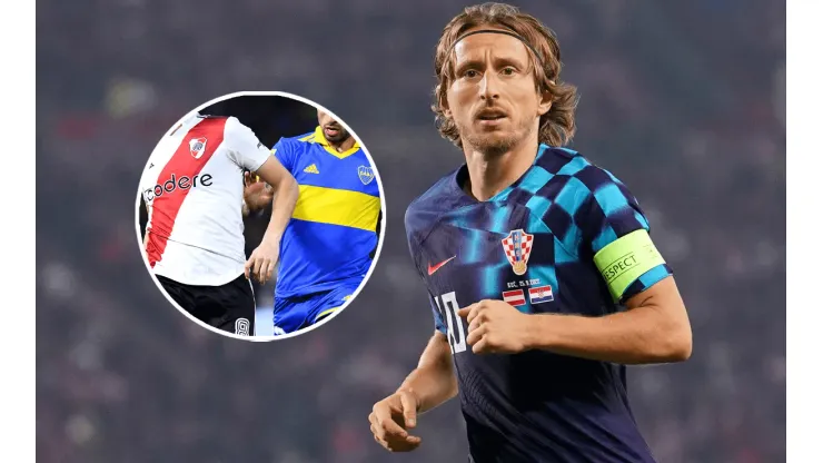 Modric no dudó y se quiere poner la camiseta: ¿Boca o River?