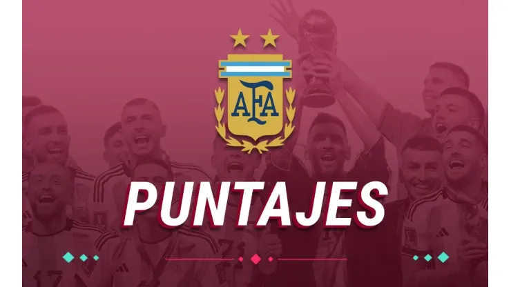 Uno por uno: los puntajes de Argentina campeón del mundo en Qatar 2022