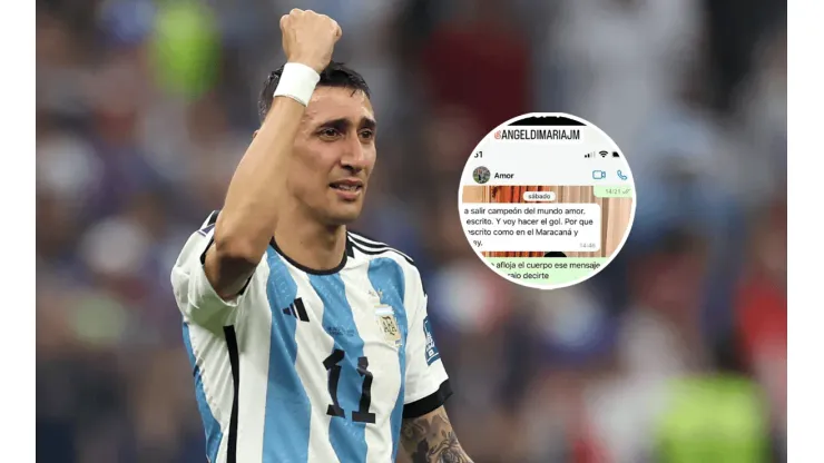 La increíble premonición de Di María antes de la final: "Voy a salir campeón del mundo"