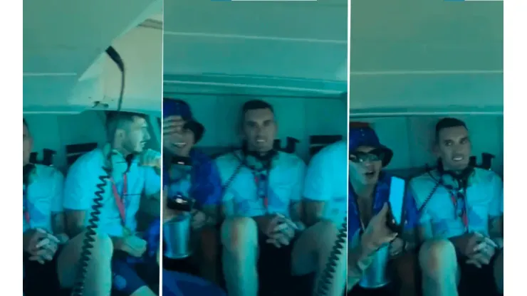 VIDEO | El susto que se llevaron algunos jugadores en el helicóptero: ¡Manejá, loco!"