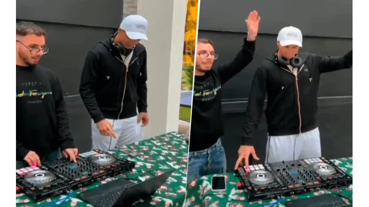 VIDEO | Dibu Martínez fue DJ y armó su propio tema: "Mirá que te como"