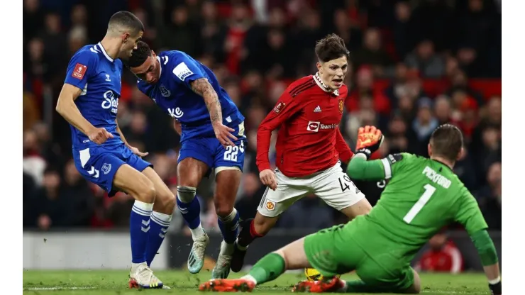 VIDEO | Siempre está: Garnacho entró en el segundo tiempo y fue clave para el Manchester United