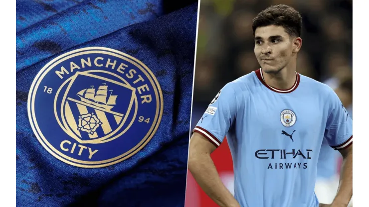 Julián Álvarez se vestirá de azul y oro: la nueva camiseta del Manchester City