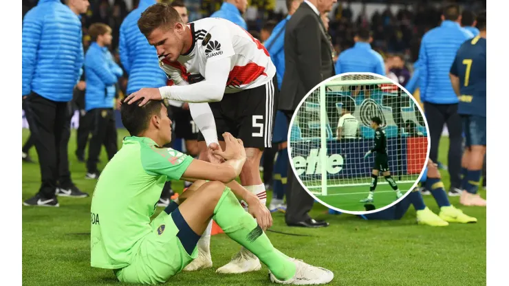 La cargada de la tribuna de River a Andrada por la final de Madrid