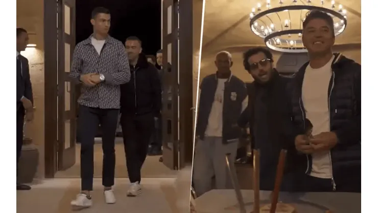 El video de Gallardo festejando su cumpleaños ¡con Cristiano Ronaldo!