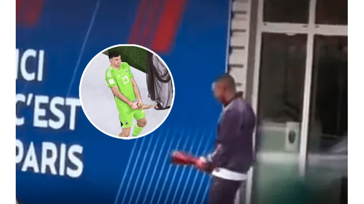 Un argentino más: el inédito video de Mbappé imitando a Dibu Martínez