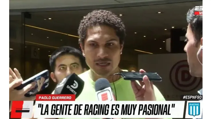 Sorpresa: lo que motivó a Paolo Guerrero para llegar a Racing