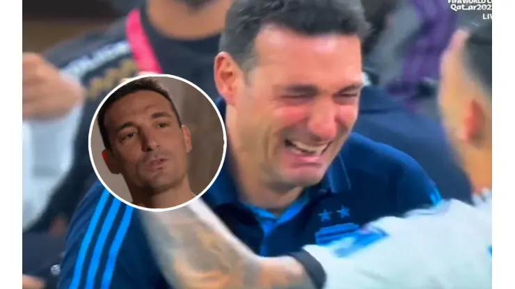 Scaloni reveló el motivo de su llanto desconsolado tras salir campeón del mundo