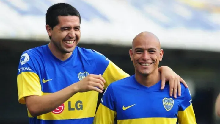 Riquelme y Clemente Rodríguez, los protagonistas de la cábala.
