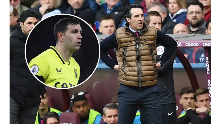 Estalló de bronca: Unai Emery no toleró que Dibu Martínez fuera a buscar el empate para Aston Villa