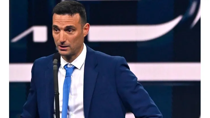 Lionel Scaloni, el ganador al "The Best" como mejor técnico del mundo.
