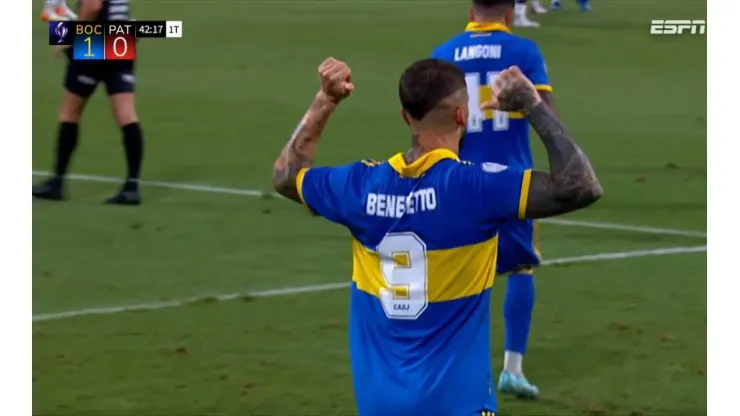 VIDEO | Benedetto rompió el cero para Boca en Santiago ante Patronato 