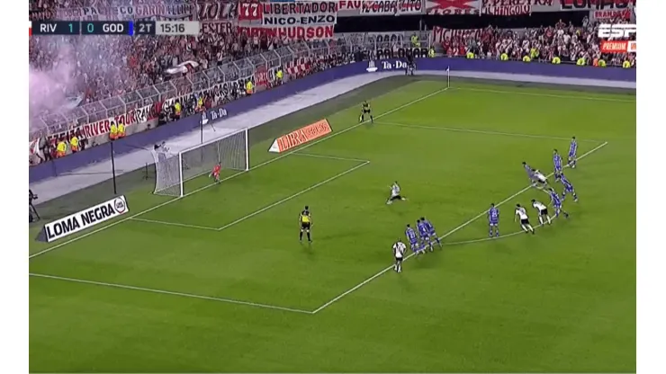 VIDEO | De penal, Beltrán puso el segundo tanto para River