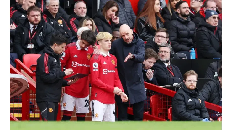 Estamos destruidos: el mensaje del hermano de Garnacho tras su lesión en el Manchester United
