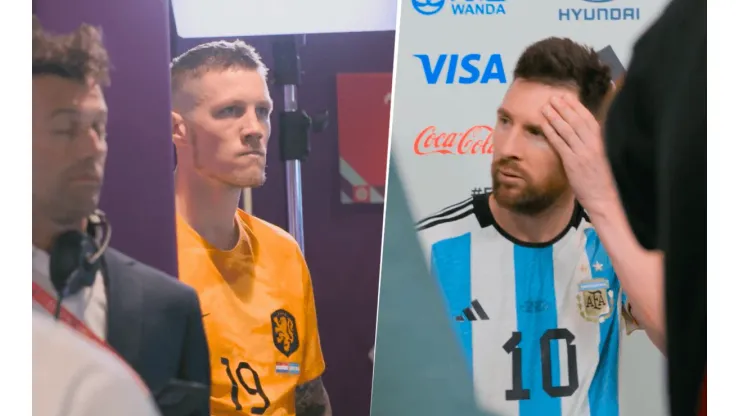 FIFA publicó un revelador video de Messi y Weghorst segundos antes del "qué miras bobo"