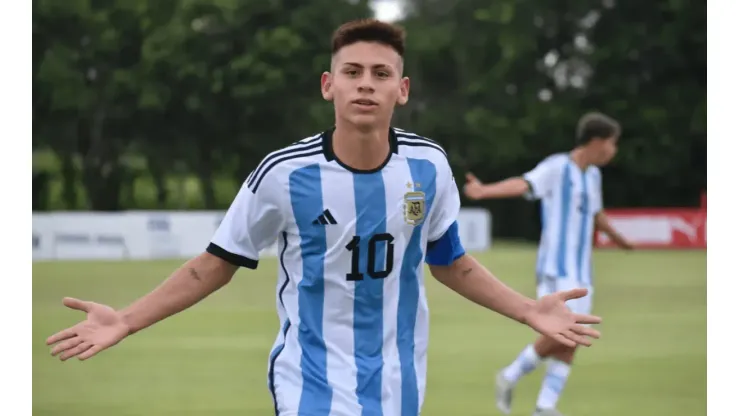 Claudio Echeverri, el gran talento de la Sub-17 Argentina.
