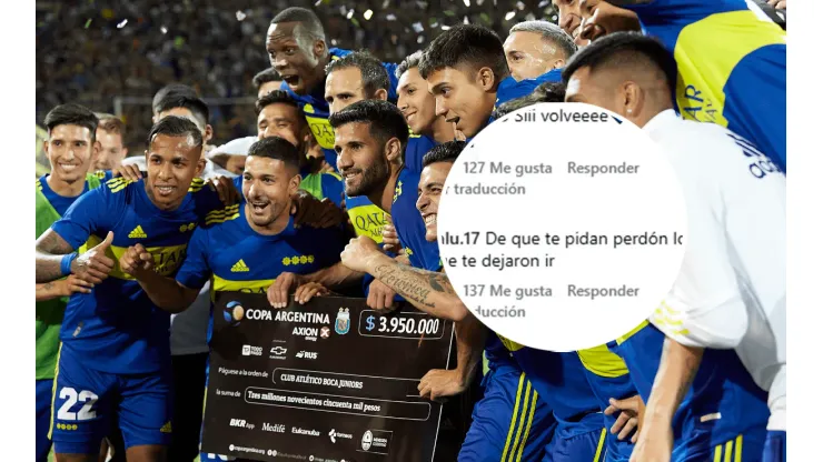 El posteo de un ex Boca que generó una ola de pedidos para que vuelva