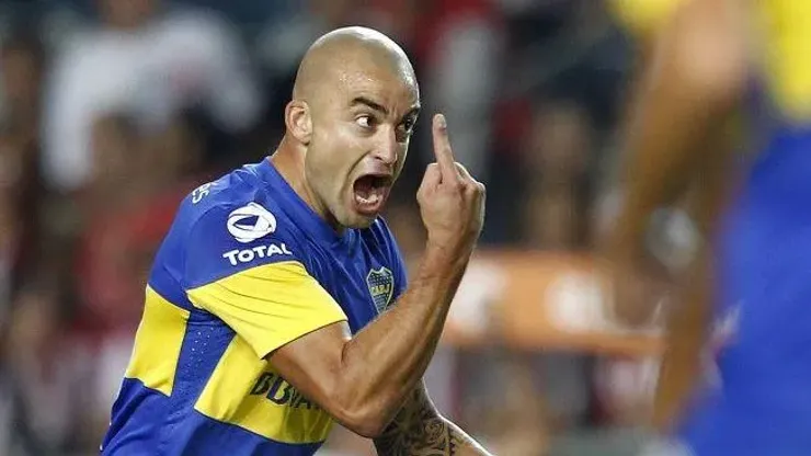 Santiago Silva, exdelantero de Boca.
