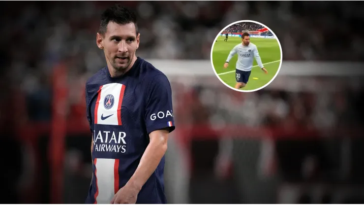 VIDEO | Mientras todo el estadio lo silbaba, Messi hizo ESTO en plena entrada en calor del PSG