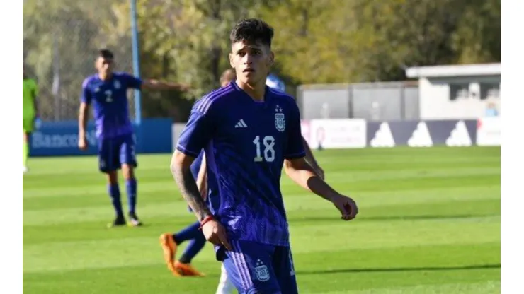 Brian Aguirre en la Selección Argentina Sub 20
